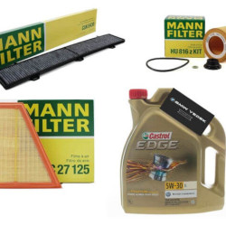 Bmw X1 E84 Case 1.6i Gasoline Periodic Maintenance Filter Set Mann Castrol Oil