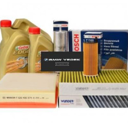 Bmw F20 Case 120d Periodic Maintenance Kit Castrol Oil 5-Liter 5W30 LL