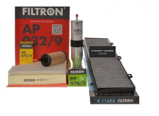 Bmw E90 320d 184 HP Periodic Maintenance Filter Set Filtron