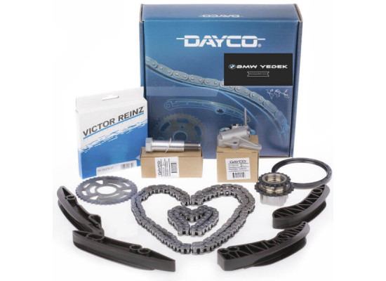 Bmw 3 Series E90 Case 318d N47 Engine Camshaft And Oil Pump Chain Set Complete Geari Kit Dayco