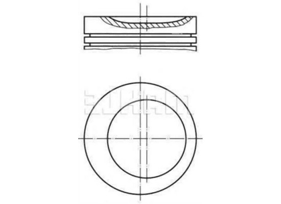 BMW E30 E34 1.8 M40 Before 09 1991 Piston Ring 0.50 Set 11251709976 MAHLE