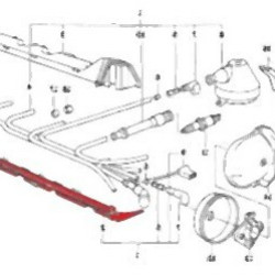 BMW E30 E34 E36 M40 Spark Plug Cable Lower Housing 12121727688