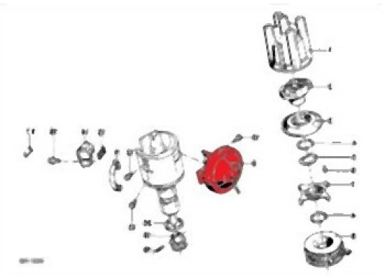 BMW E30 M10 Distributor Diaphragm 12111277244