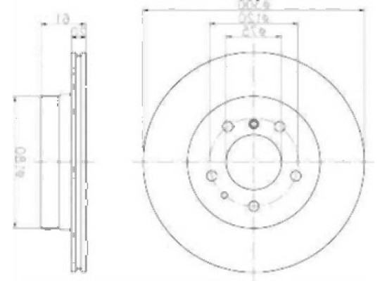 BMW E34 540 M5 Rear Brake Disc Set 34211165265 TEXTAR