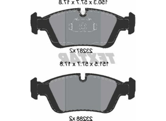 BMW E36 E46 E85 Z3 Front Brake Pads 34116761244 TEXTAR