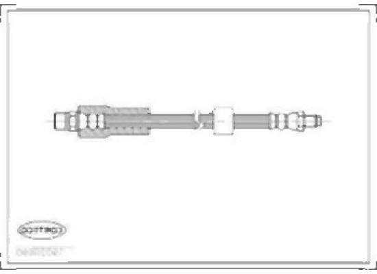 BMW E38 Rear Brake Hose 34301163080 CORTECO