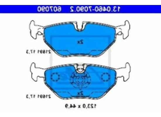 BMW E39 Rear Brake Pads 34216761281 ATE