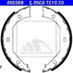 Hand Brake Pads for E39 E46 E81 E82 E84 E87 E88 E90 E91 E92 E93 F30 F31 F32 F33 F36 34416761292i ATE