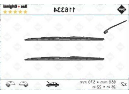 BMW E39 Wiper Kit 61619070579 SWF