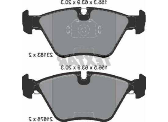 BMW E46 E83 E85 E86 3.0 Front Brake Pads 34116779652 TEXTAR