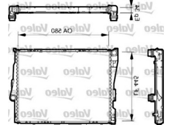 BMW E46 E85 E86 Radiator 17119071517 VALEO