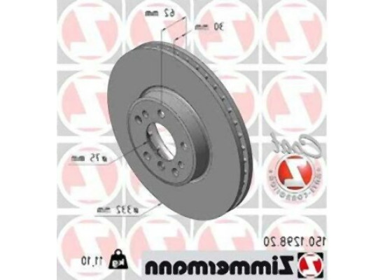 BMW E53 E83 Front Brake Disc Set 34116859679 ZIMMERMANN