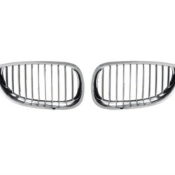 BMW E60 E61 Before 09 2005 Chrome Grill Set 51137065701