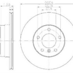 BMW E81 E82 E87 E88 E90 E91 E92 E93 F20 F21 F22 F23 F30 F31 F32 F36 Rear Brake Disc Air Assembly 34216855007 HELLA