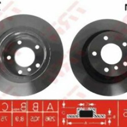 BMW E81 E82 E90 E92 Rear Brake Disc Flat Set 34216855002 TRW