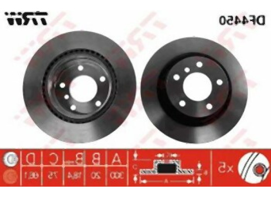 BMW E81 E82 E87 E88 E90 E91 E92 E93 F20 F21 F22 F23 F30 F31 F32 F36 Rear Brake Disc Air Assembly 34216855007m TRW