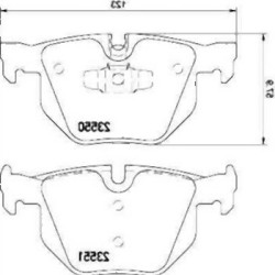 BMW E84 E90 E91 E92 E93 Before 03 2007 Rear Brake Pads 34216791938 TEXTAR