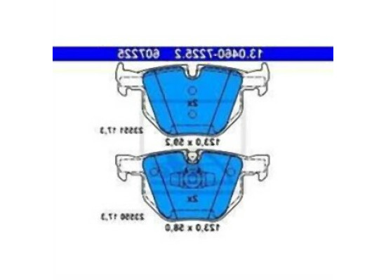 BMW E84 E90 E91 E92 E93 Before 03 2007 Rear Brake Pads 34216775678 ATE