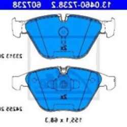 BMW E84 E90 E91 E92 E93 Front Brake Pads 34116780711 ATE