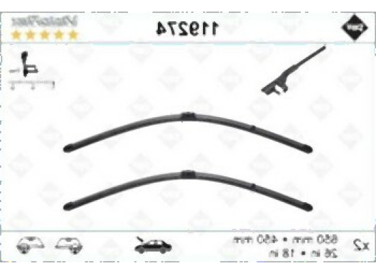 BMW F01 F02 F07 F10 F11 Wiper Kit 61612147361 SWF