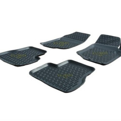 BMW F06 F10 F11 Rubber 3D Pool Mat Set Black 51477220447 PERFLEX