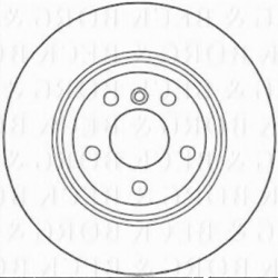 BMW F10 F11 Front Brake Disc Set 34116794429 BORG&BECK