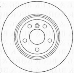 BMW F10 F11 Front Brake Disc Set 34116794429 BORG&BECK