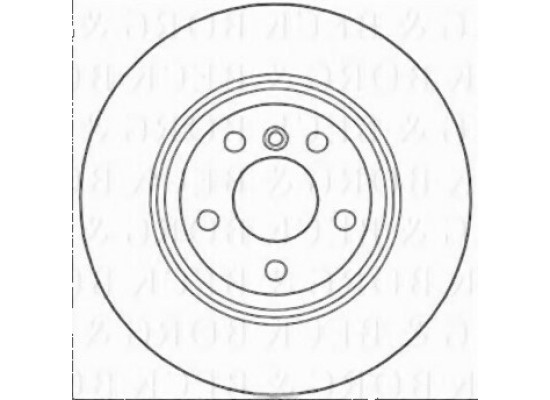 BMW F10 F11 Front Brake Disc Set 34116794429 BORG&BECK