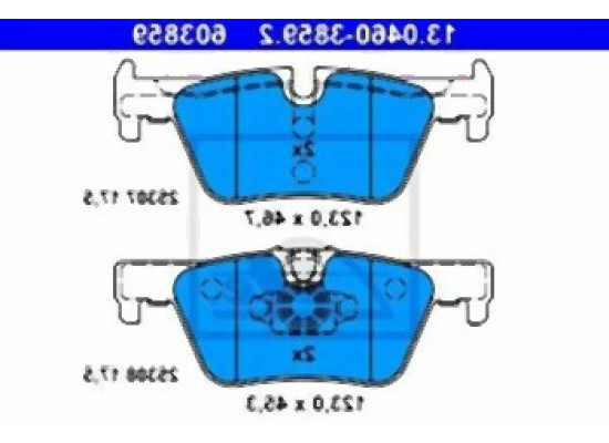 BMW Rear Brake Pads 34216850569 ATE