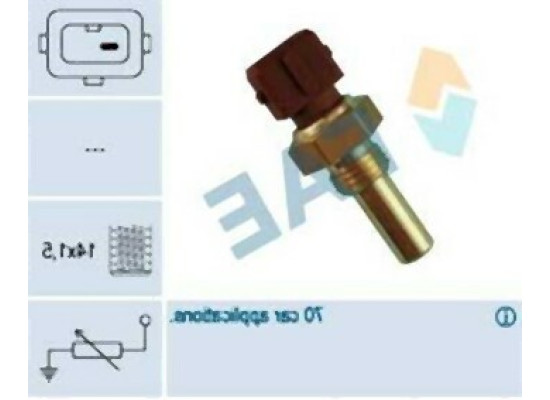 BMW M20 M40 M43 M50 M51 External Temperature Sensor Single 12621710512 FAE