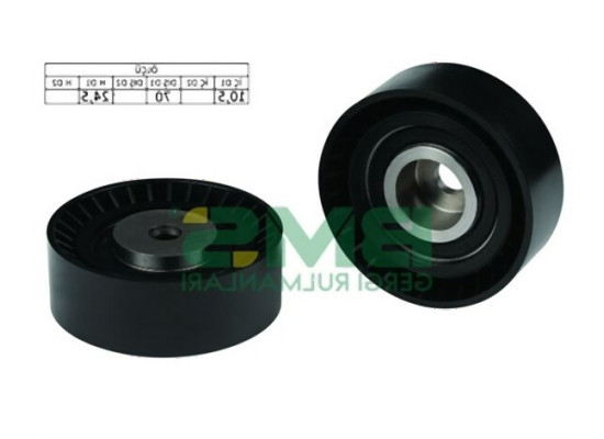 BMW M40 M42 M43 M44 M50 M52 M54 Tensioner Pulley Closed 11281748131 BMS