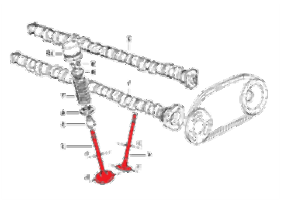 BMW M50 M52 M54 After 09 1992 Intake and Exhaust Valve Kit 11347502351 SAYGI