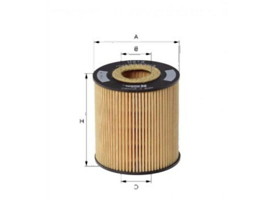 BMW M57 Oil Filter 11422247392 HENGST