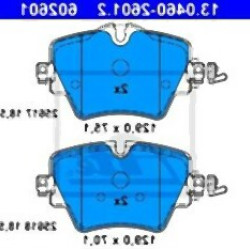 BMW MINI E89 F39 F40 F44 F45 F46 F48 F54 F60 G01 G02 G20 G21 G29 G30 G31 Front Brake Pads 34106860019 ATE