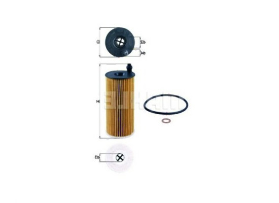 BMW MINI N47N N47S1 N57N N57Z Oil Filter 11428507683 MAHLE