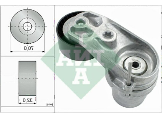 BMW N55 Tensioner Stud 11288604266 INA