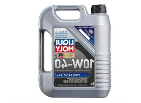 LIQUI MOLY 10W40 Engine Oil Partially Synthetic MoS2 LEICHTLAUF 5 Liter 2184 LIQUIMOLY