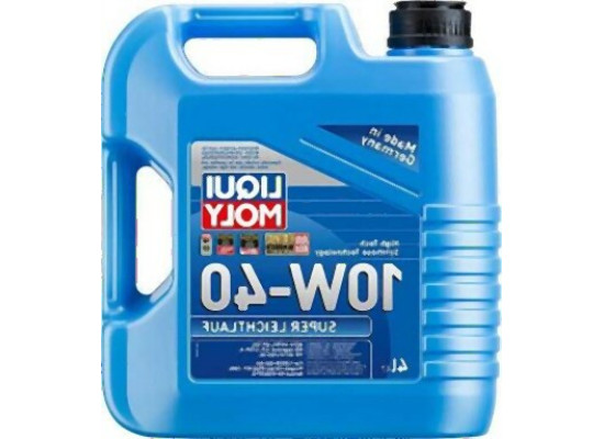 Liqui Moly 10W40 Synthetic SUPER LEICHTLAUF Engine Oil 4lt 9504 LIQUIMOLY