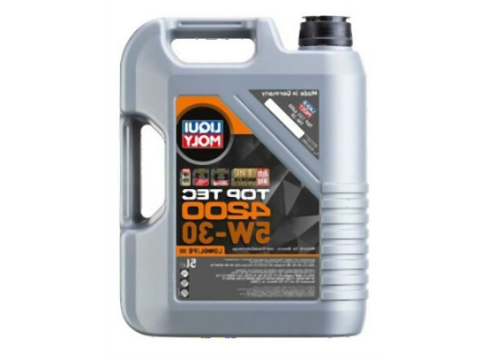 Liqui Moly 5w30 TOPTEC 4200 Fully Synthetic Engine Oil 5lt 8973 LIQUIMOLY