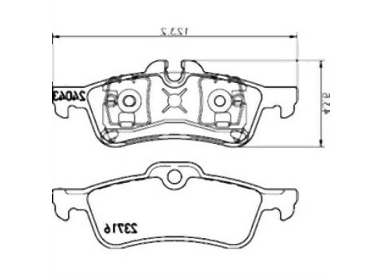 Mini R50 R52 R53 Rear Brake Pads 34216762871 TEXTAR