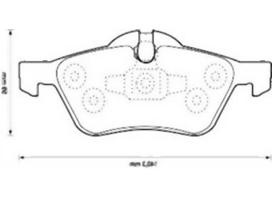 Mini R50 R52 R53 Front Brake Pads 34116770332 JURID