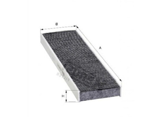 Mini R50 R55 R56 R57 R58 R59 R60 R61 Air Conditioning Filter with Carbon 64319127516 HENGST