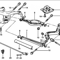 Bmw Swing Rear Right E36 1991-1998 33321090450