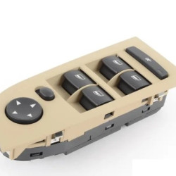 Bmw 3 Series E90 Case Left Quadruple Window Opening And Mirror Button Set Beige Color