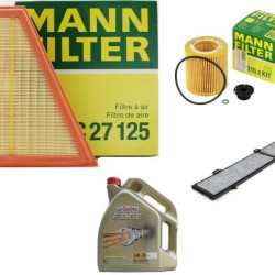 Bmw X1 E84 Case 1.6i Gasoline Periodic Maintenance Filter Set Castrol 5w30