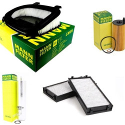 Bmw X5 F15 Case 2.5d 2013-2015 Periodic Maintenance Filter Set Mann