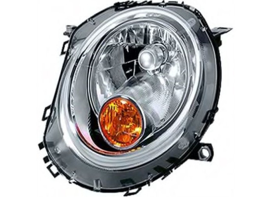 Mini Cooper Headlight Normal Yellow Right R55 R56 R57 R58 Clubman Coupe 63122751264