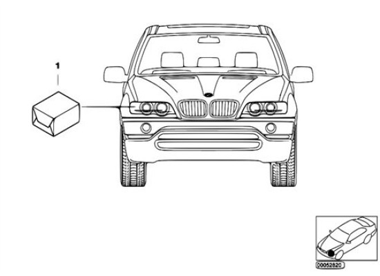 BMW Head LightSari Sinyalli-Set E53 X5 63120141937 63120007011