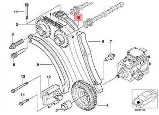 BMW Tensioner Chain M47 24892 11312247280