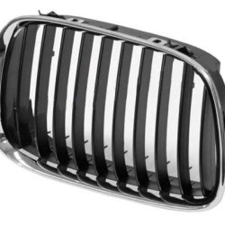 Bmw Grille Matt Black Old Model Right-Left E39 1996-2005 581301267 51138159316